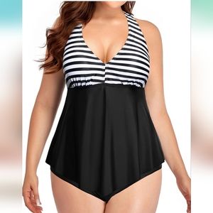 Two Piece Swimsuits High Waisted for Women Tummy Control